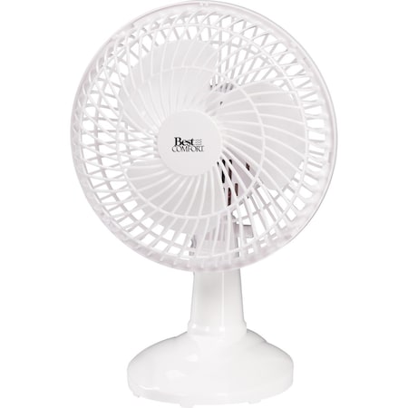 Best Comfort 6 In. 2-Speed White Clip-On Fan FTW15-8H
